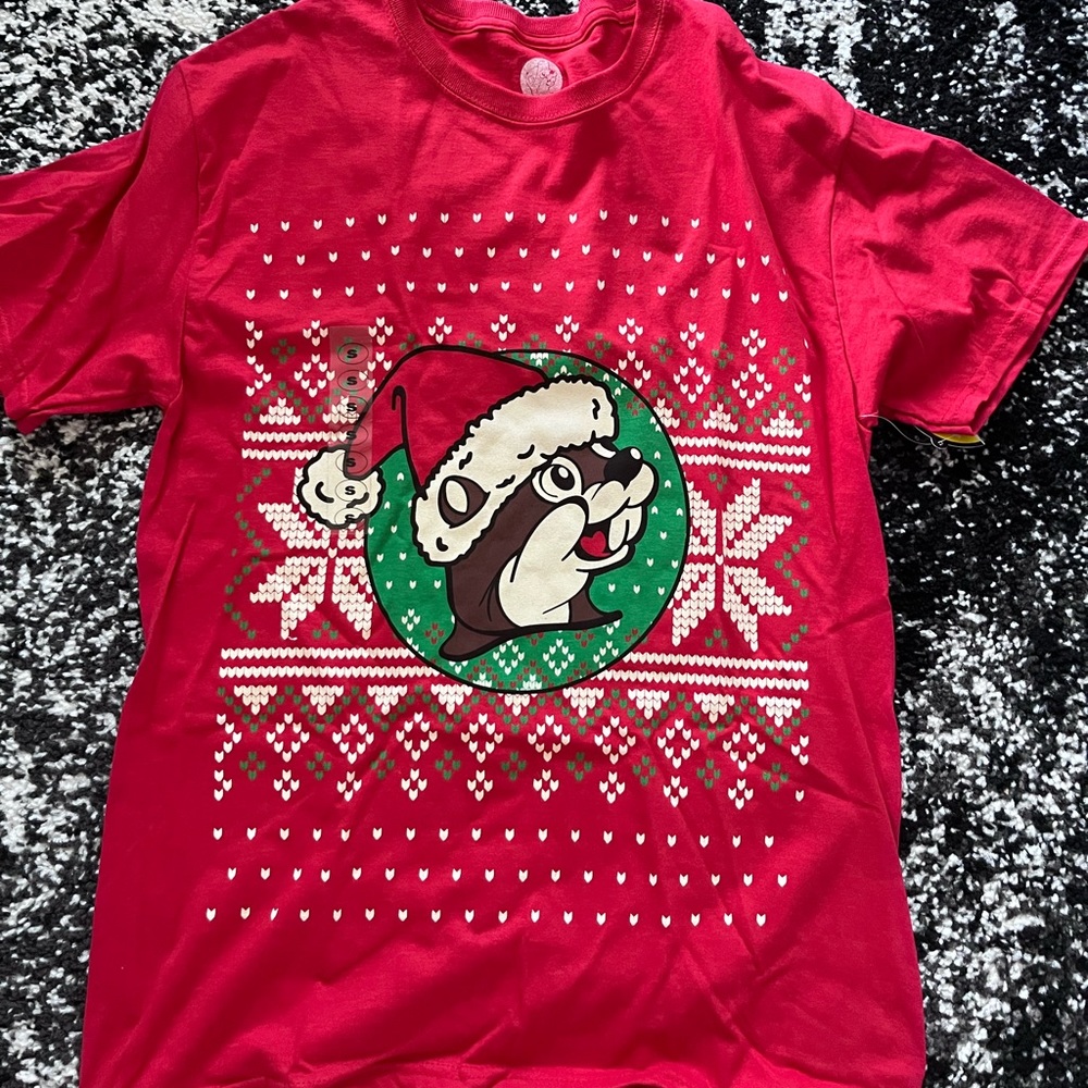 Red Christmas tee